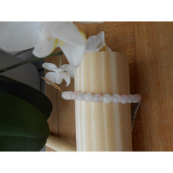 BRACELET BOULE 06MM AMÉTHYSTE CLAIRE DE MADAGASCAR