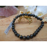 BRACELET BOULE 06MM OEIL DE FAUCON