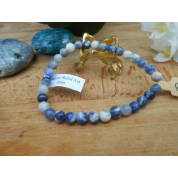 BRACELET BOULE 06MM SODALITE Qualité AB