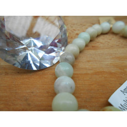 BRACELET BOULE 08MM AMAZONITE MULTICOLORE BRÉSIL