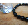 BRACELET BOULE 08MM ONYX