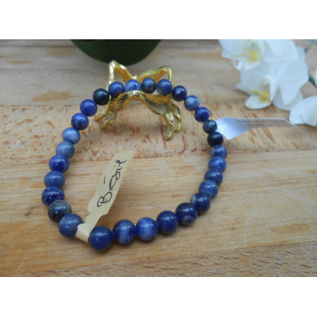 BRACELET BOULE 06MM SODALITE Qualité A