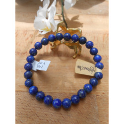 BRACELET BOULE 08MM LAPIS LAZULI