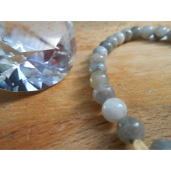BRACELET BOULE 06MM LABRADORITE