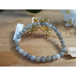 BRACELET BOULE 06MM LABRADORITE