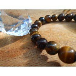 BRACELET BOULE 08MM OEIL MULTIPLE T2