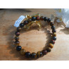 BRACELET BOULE 08MM OEIL MULTIPLE T2