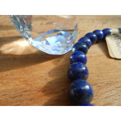 BRACELET BOULE 08MM LAPIS LAZULI