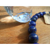 BRACELET BOULE 08MM LAPIS LAZULI