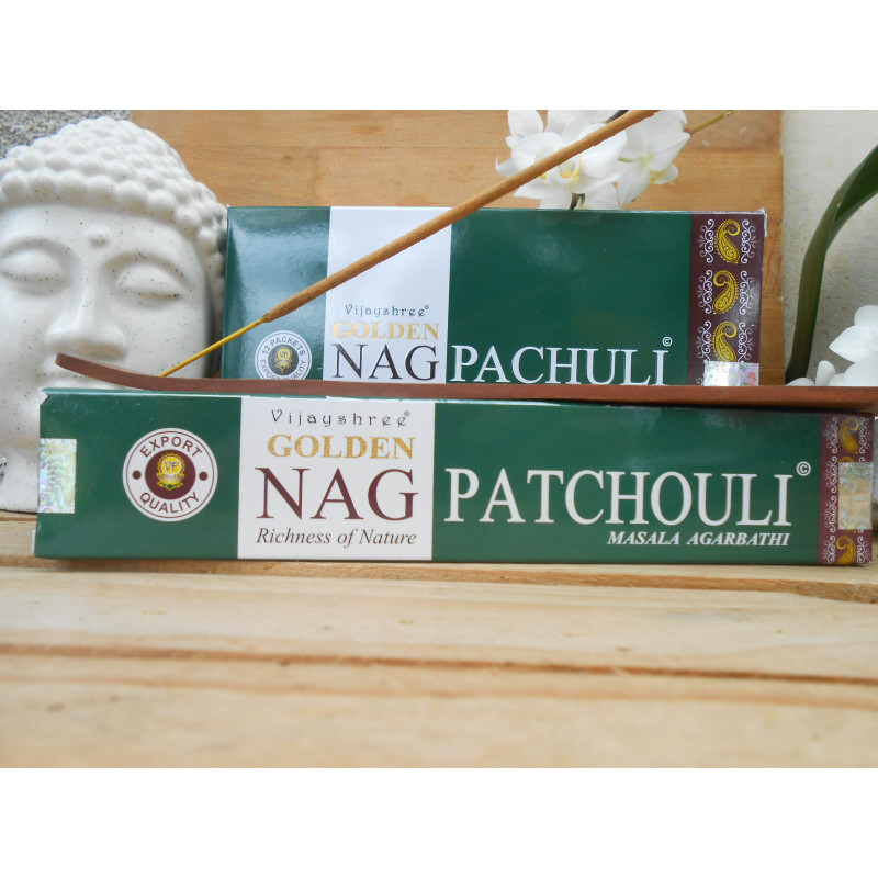 Encens Patchouli bâtonnets 15 grs Encens Patchouli bâtonnets 15 grs