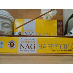 Encens Happy Life bâtonnets 15 grs